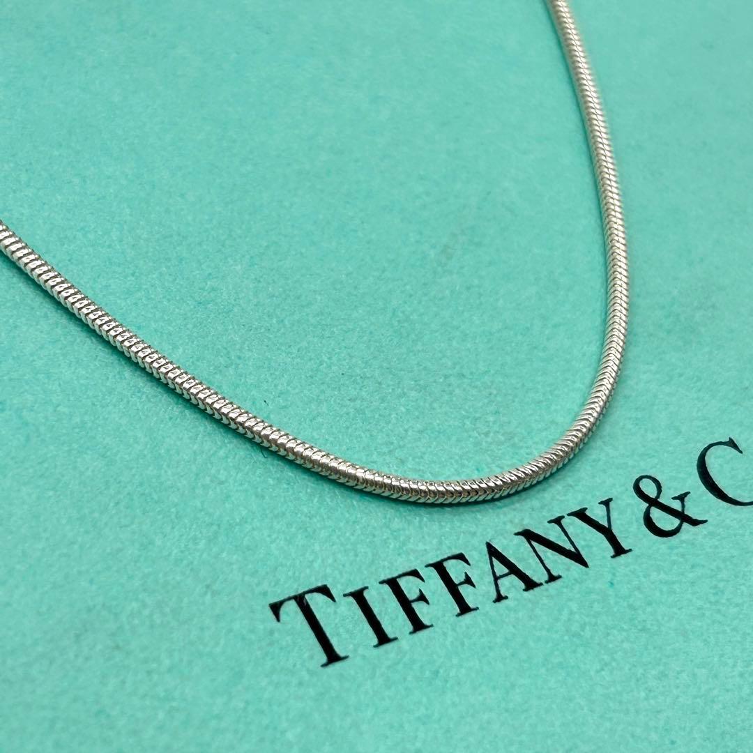 美品　ティファニー　スネーク　チェーン　ネックレス　シルバー　925 約46cm