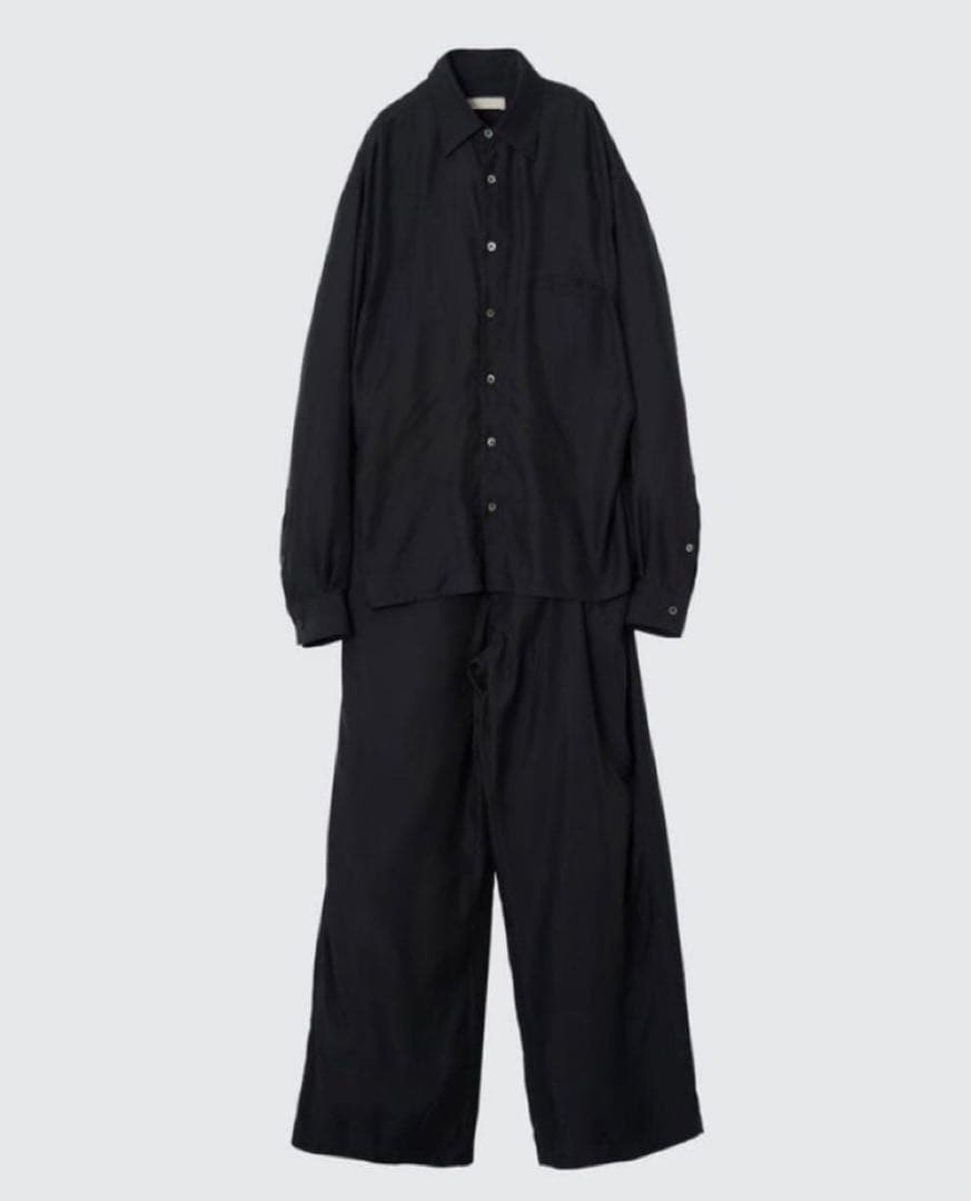 YOKEヨーク　25ss CUPRO JUMP SUIT BLACK