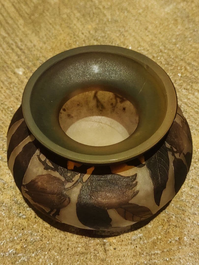 ★専用【希少】エミールガレ Emile Galle クレマチス紋花器 花瓶 小壺