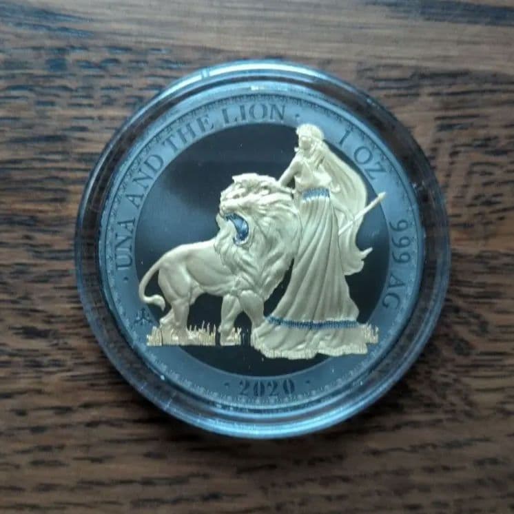 2020年 「ウナとライオン」 認証書付き ゴールド＆ブラックエンパイア