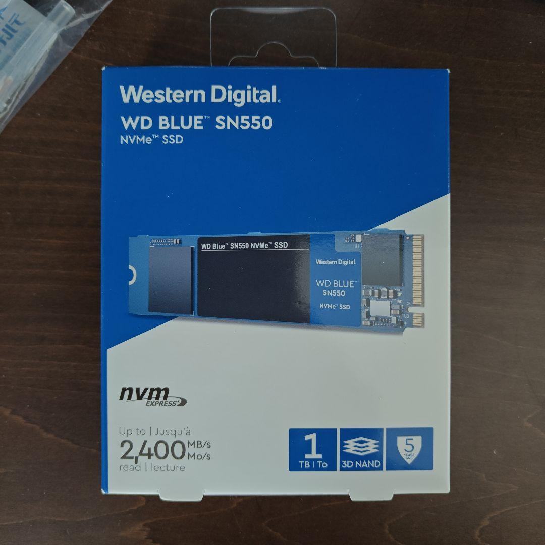 【1TB】WD SN550 M.2 SSD 新品