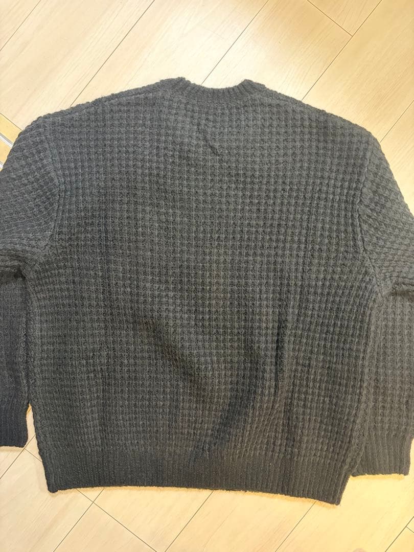Supreme Small Box Waffle Sweater XL ブラック