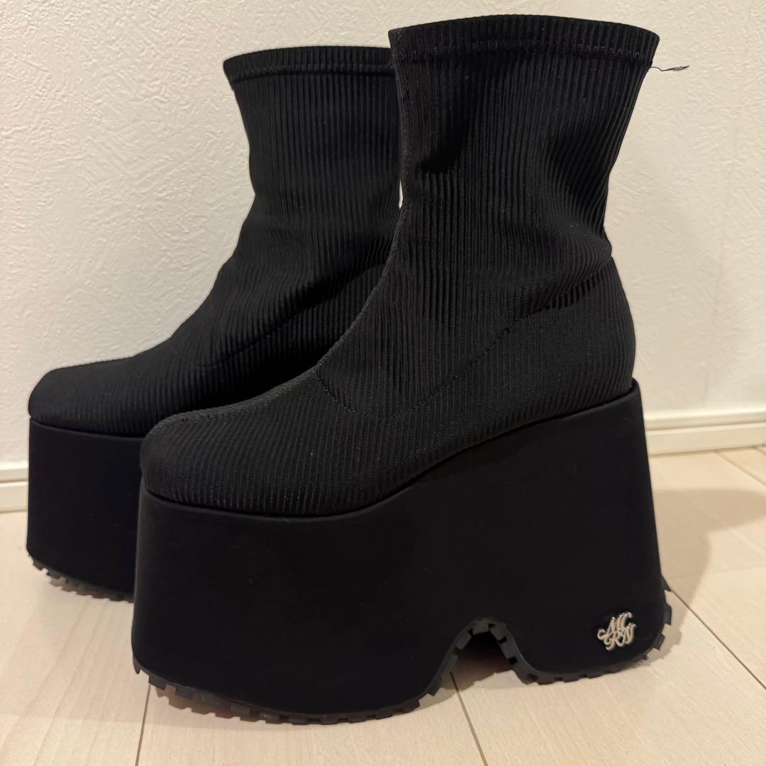 ミシェルマカロン 厚底 ブーツ