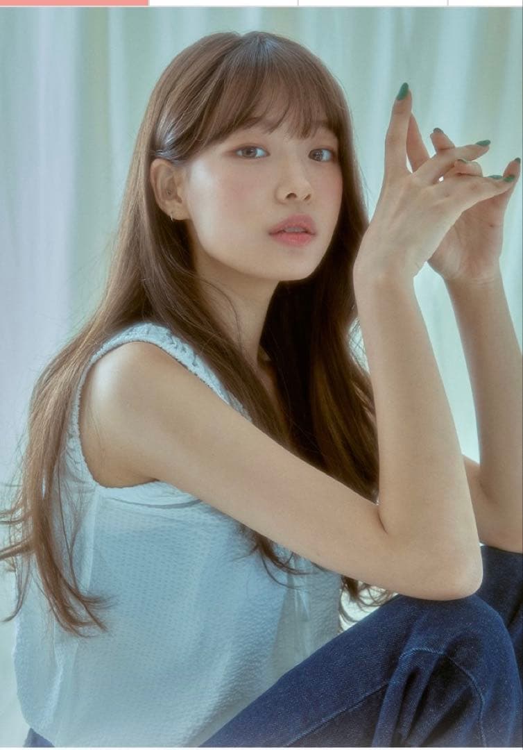 ピンクエイジ♡ 手植えフルウィッグ) シースルーバング ルーズCカールパーマ