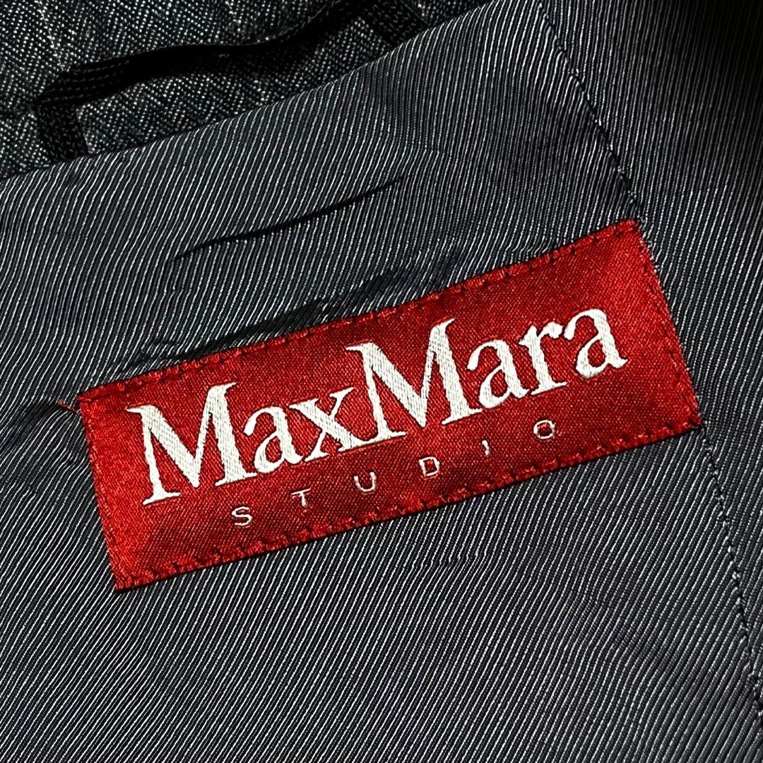 【美品】【大きいサイズ】【44】Max Mara パンツスーツセットアップ