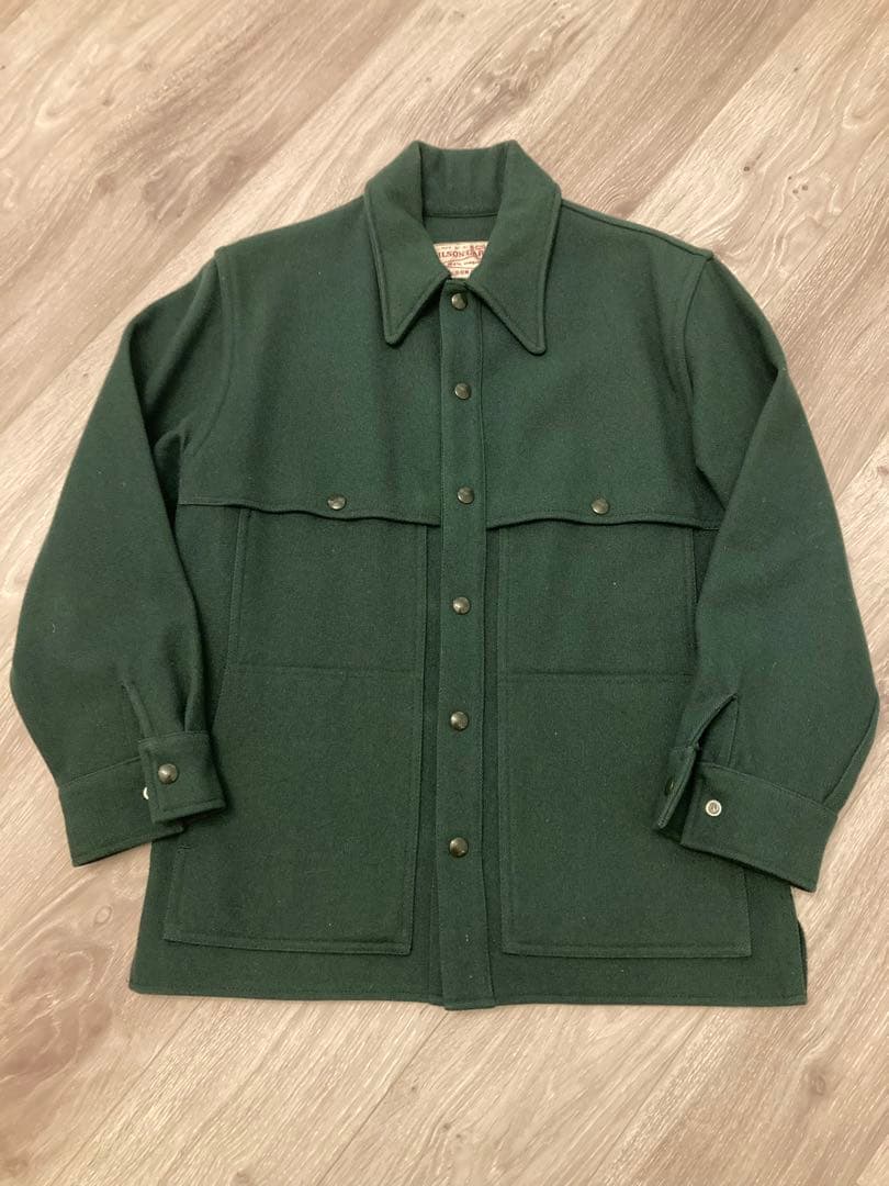 じ*様 美品 USA製 フィルソン ウールジャケット グリーン ヴィンテージ