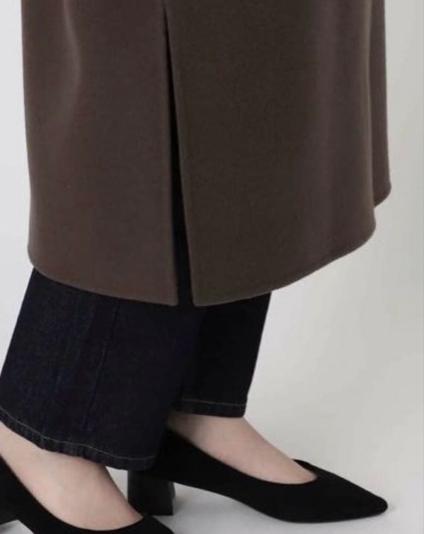 【新品未使用】SLOBE IENA ダブルフェイスチェスターコート36 ネイビー