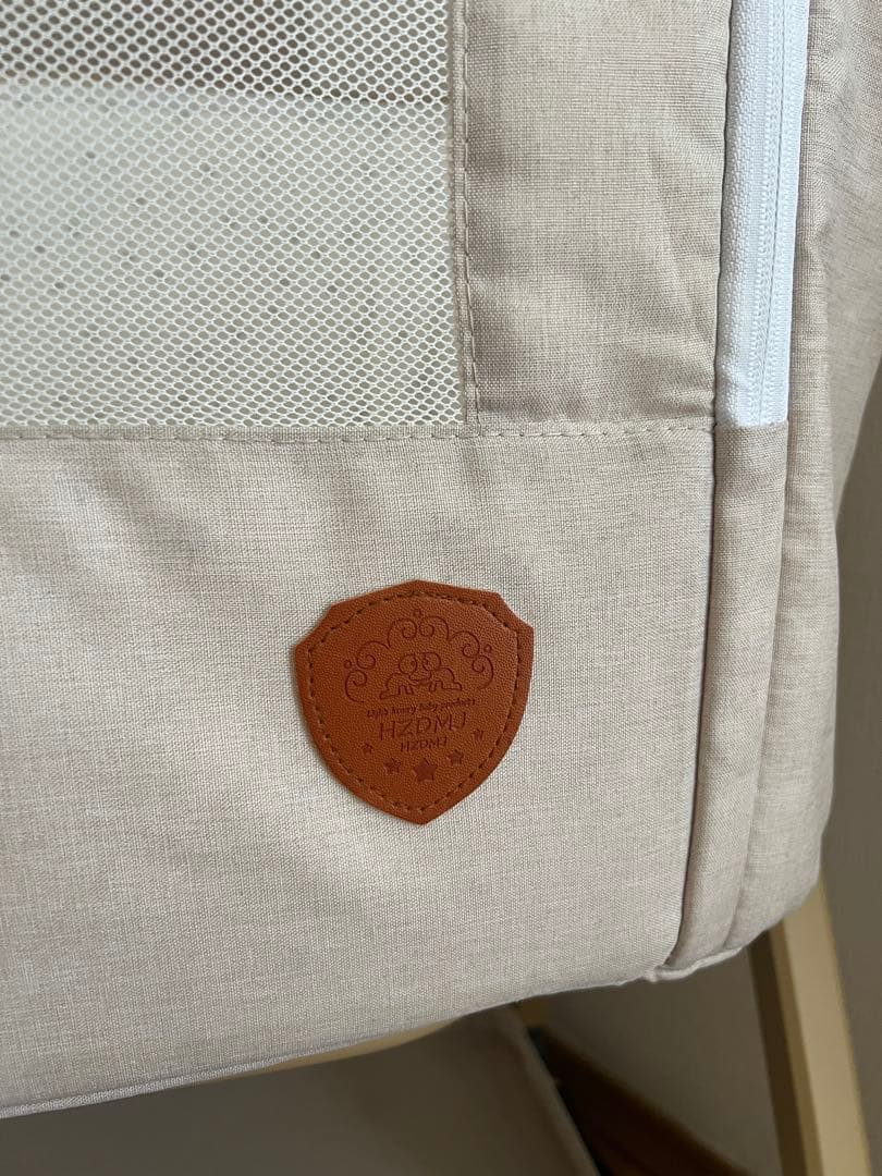 HZDMJ ベビーベッド 2024年モデル ベージュ