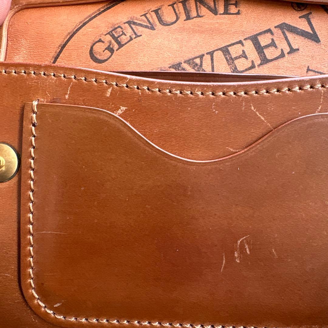 ロブスタレザー　シェルコードバンミドルウォレット