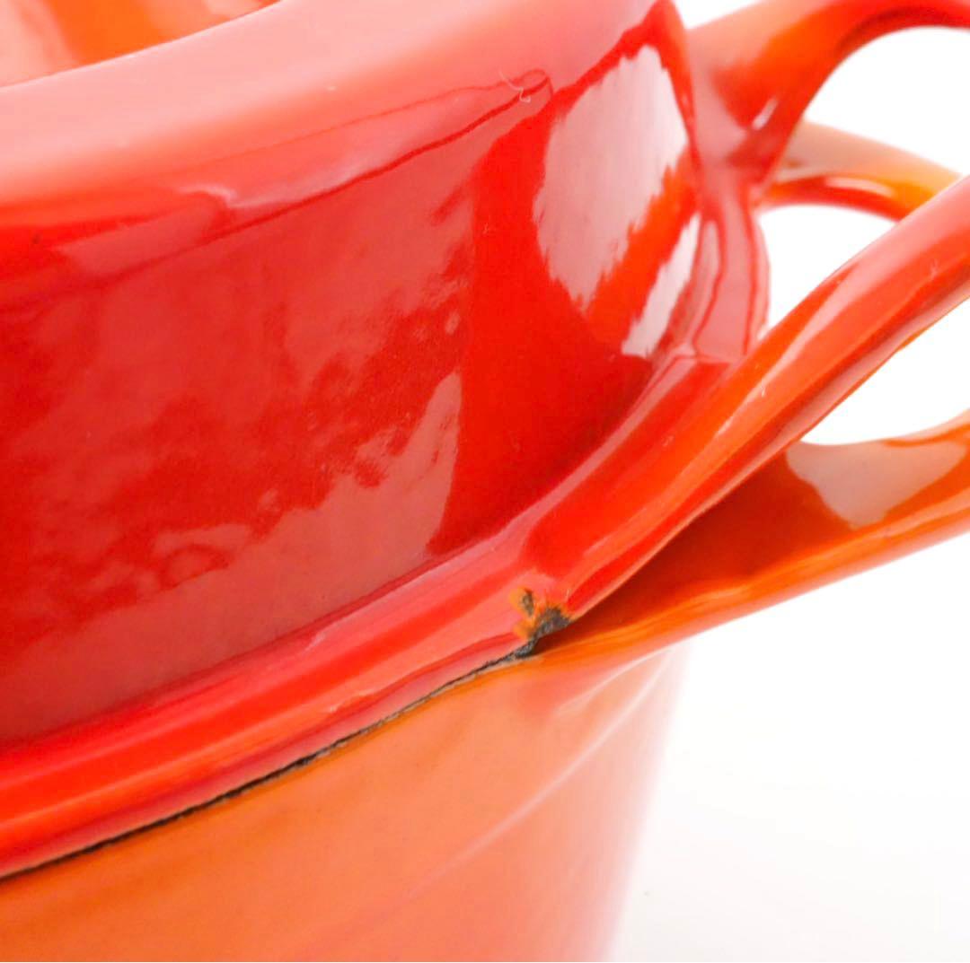 【希少】COUSANCES DOUFEU　クーザンス デュッフ鍋　オレンジ　22