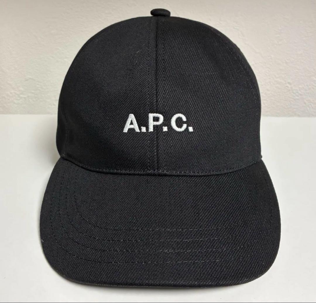 【A.P.C.】キャップ 黒 サイズ56(調整可) 男女兼用 アーペーセー