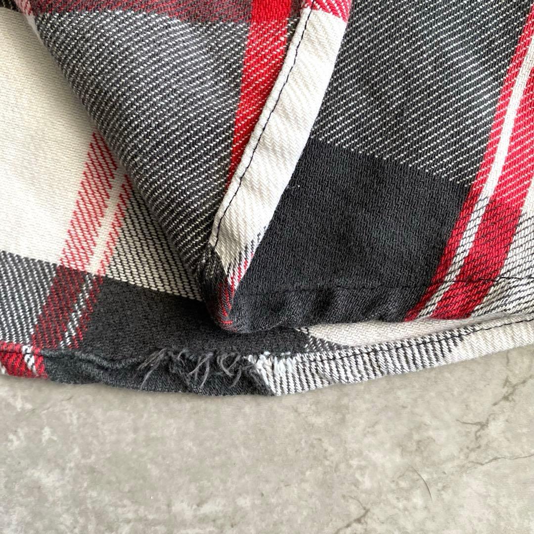 80s ST JOHN'S BAY BIG MAC ネルシャツ USA製 L