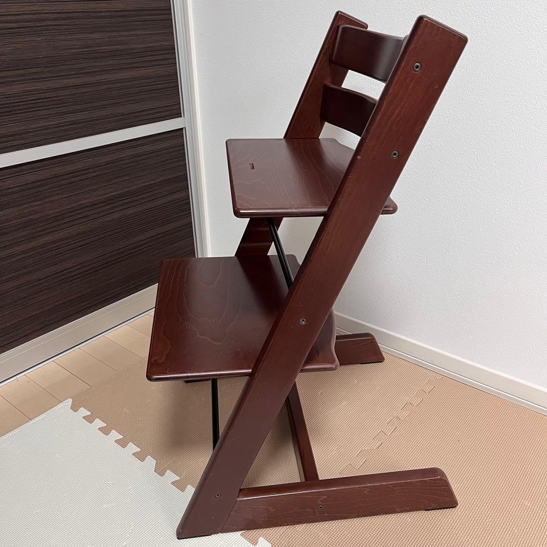 【新型】ストッケ トリップトラップ ウォールナットブラウン　No4