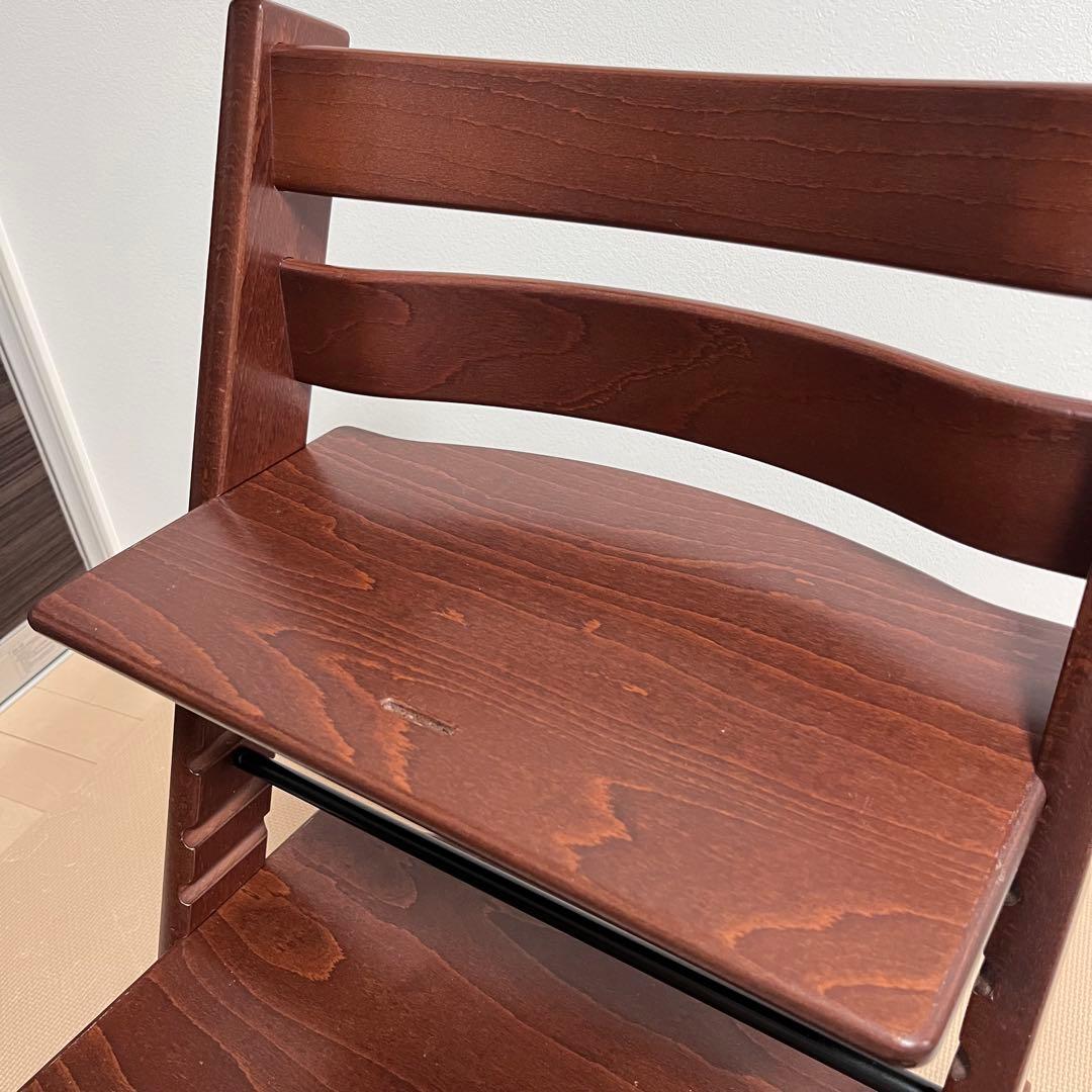 【新型】ストッケ トリップトラップ ウォールナットブラウン　No4