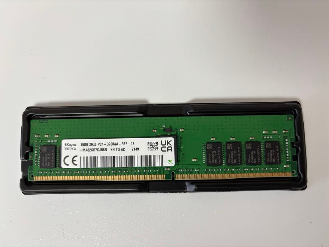 SK hynix 16GBx4枚 DDR4 メモリー PC4-3200AA