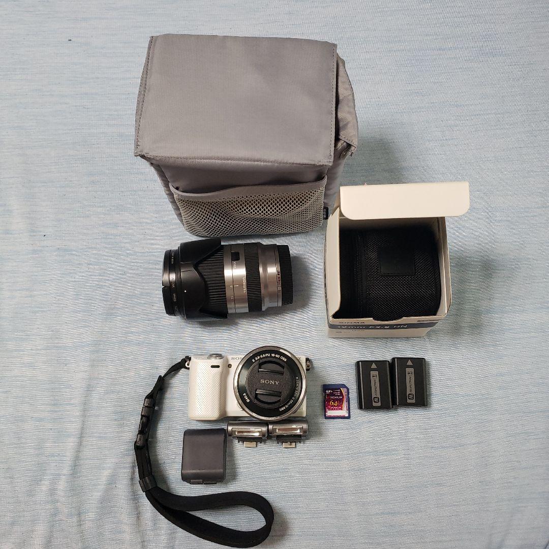 SONY ミラーレス一眼 NEX-5T レンズ3本付き