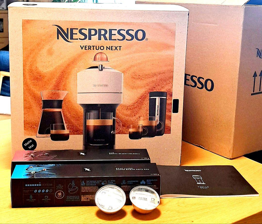 【新品】ネスプレッソ ヴァーチュオ ネクスト本体　+　専用カプセル22コ