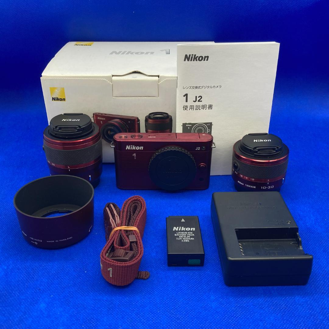 Nikon 1 J2　ダブルズームキット　レッド