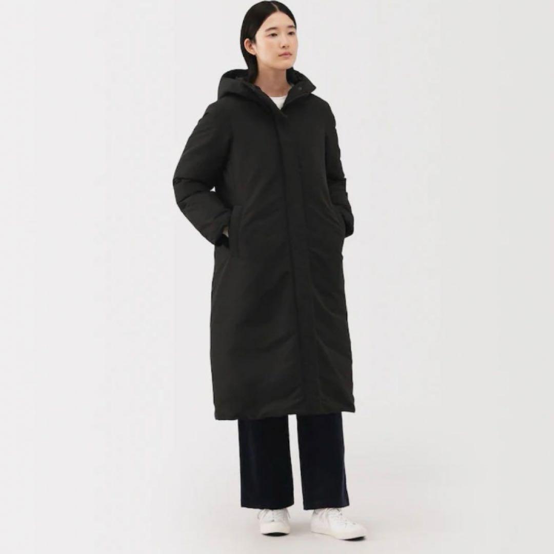 【新品】今季★Mサイズ★ 無印良品 撥水ダウンロングコート　ダウンコート