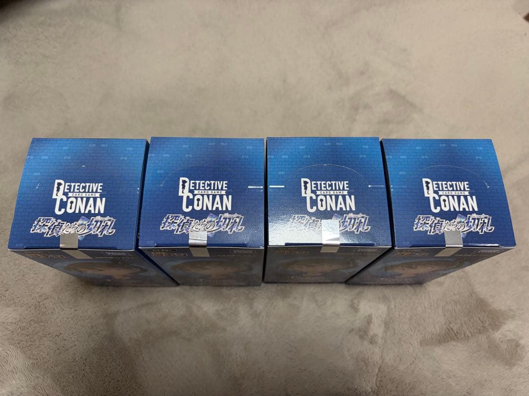 P*A様 名探偵コナンカードゲーム 4個セット　探偵たちの切札