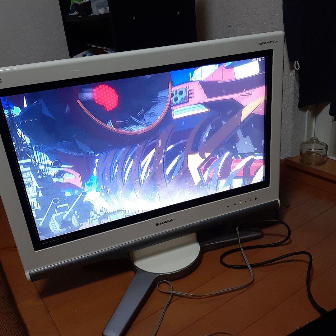 テレビ 26型 AQUOS SHARP 白