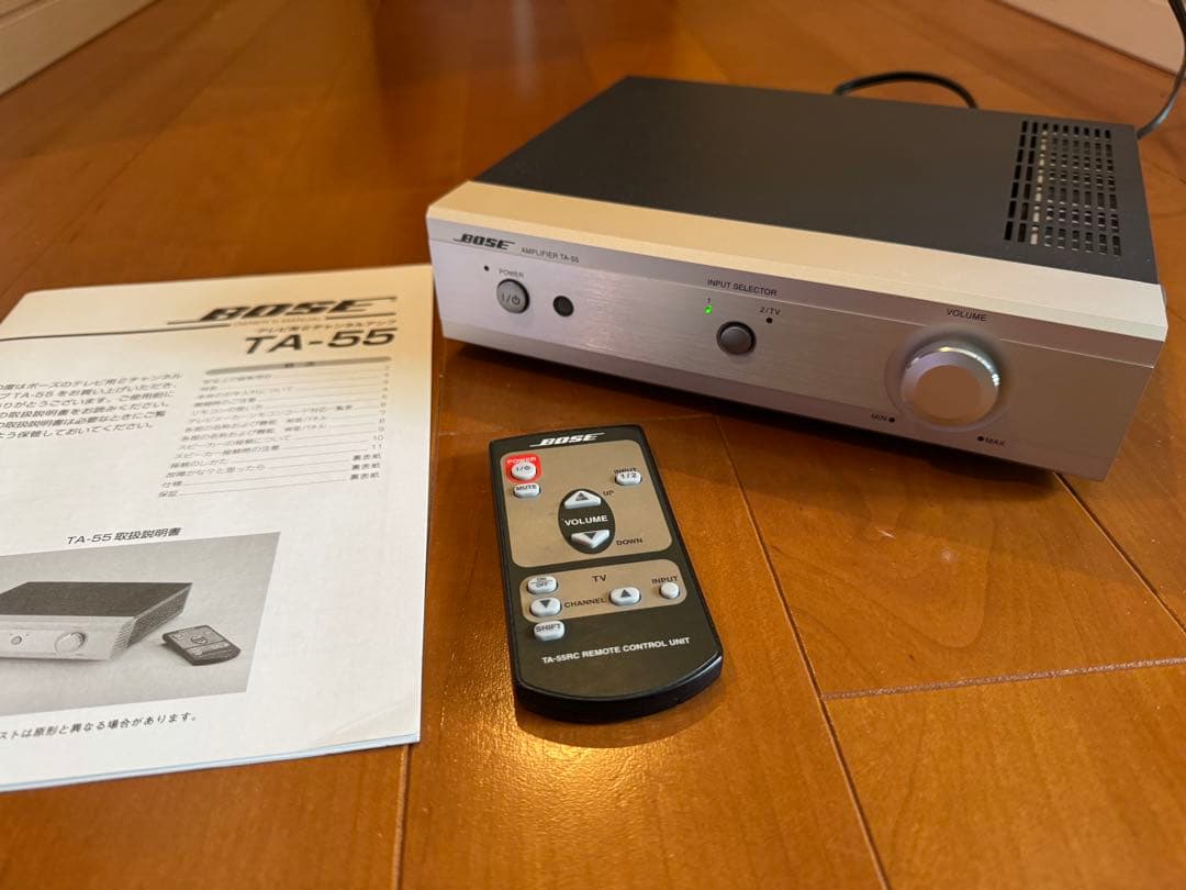 Bose TA-55 アンプ リモコン・説明書付き