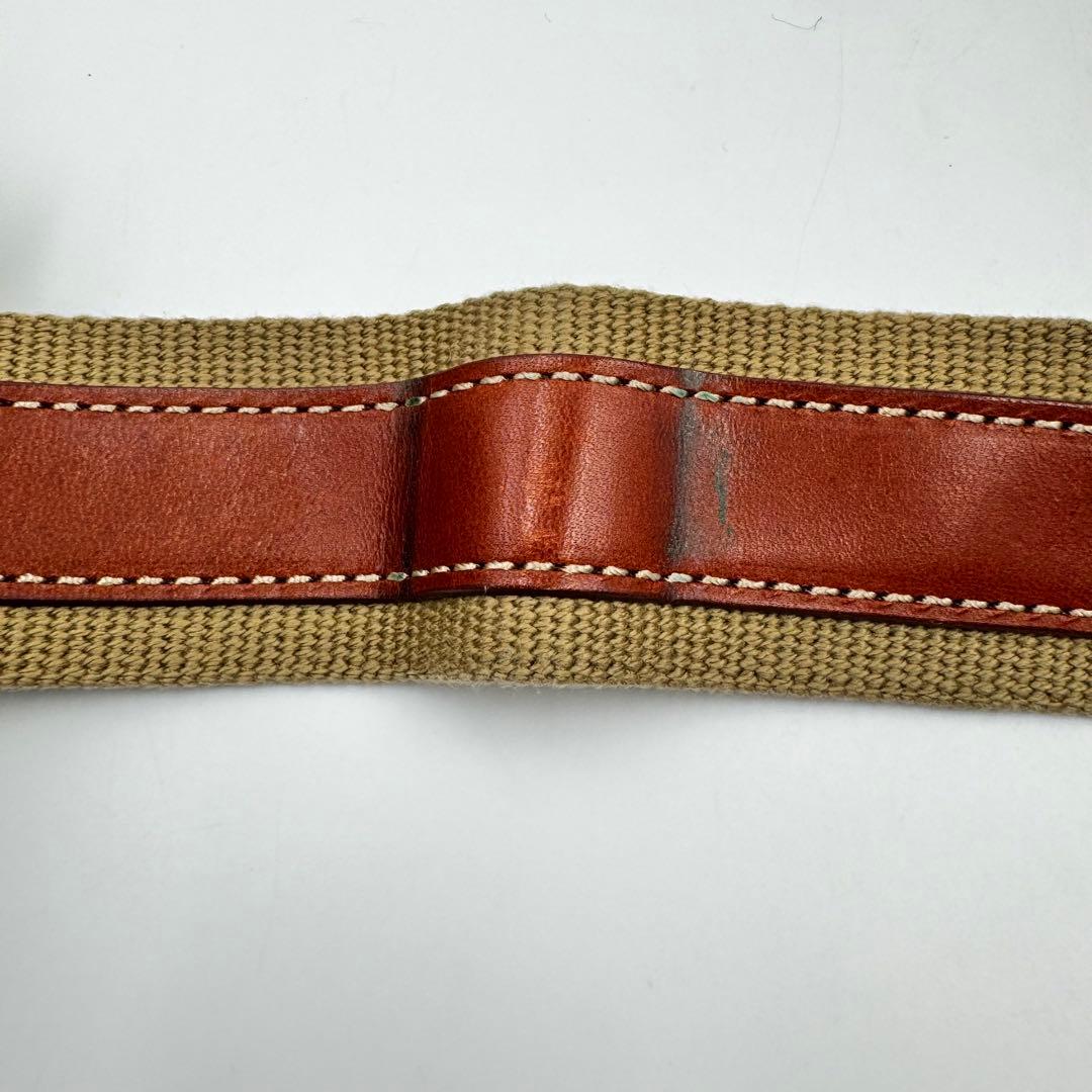 土屋鞄　メッセンジャーバッグ　ショルダーバッグ　レザー×キャンバス