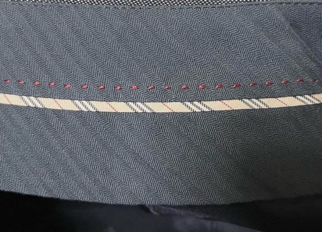 バーバリーロンドン　スーツ　セットアップ　ジャケット　パンツ　シルク混　L M