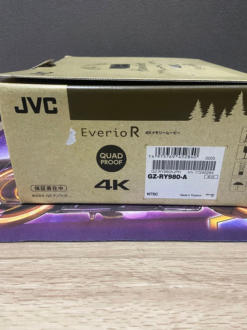 未使用JVCKENWOOD JVC ビデオカメラ Everio R 4K