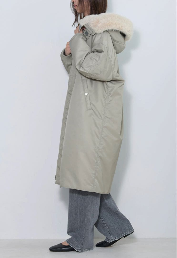 新品タグ付きアッパーハイツTHE U-2 LONG HOODIE アウターMA1