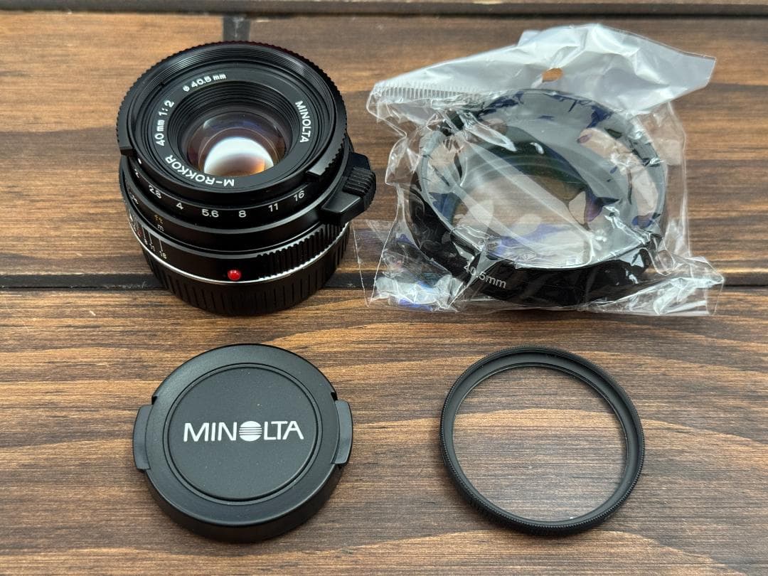 OH済み MINOLTA M-ROKKOR 40mm F2 並行カム