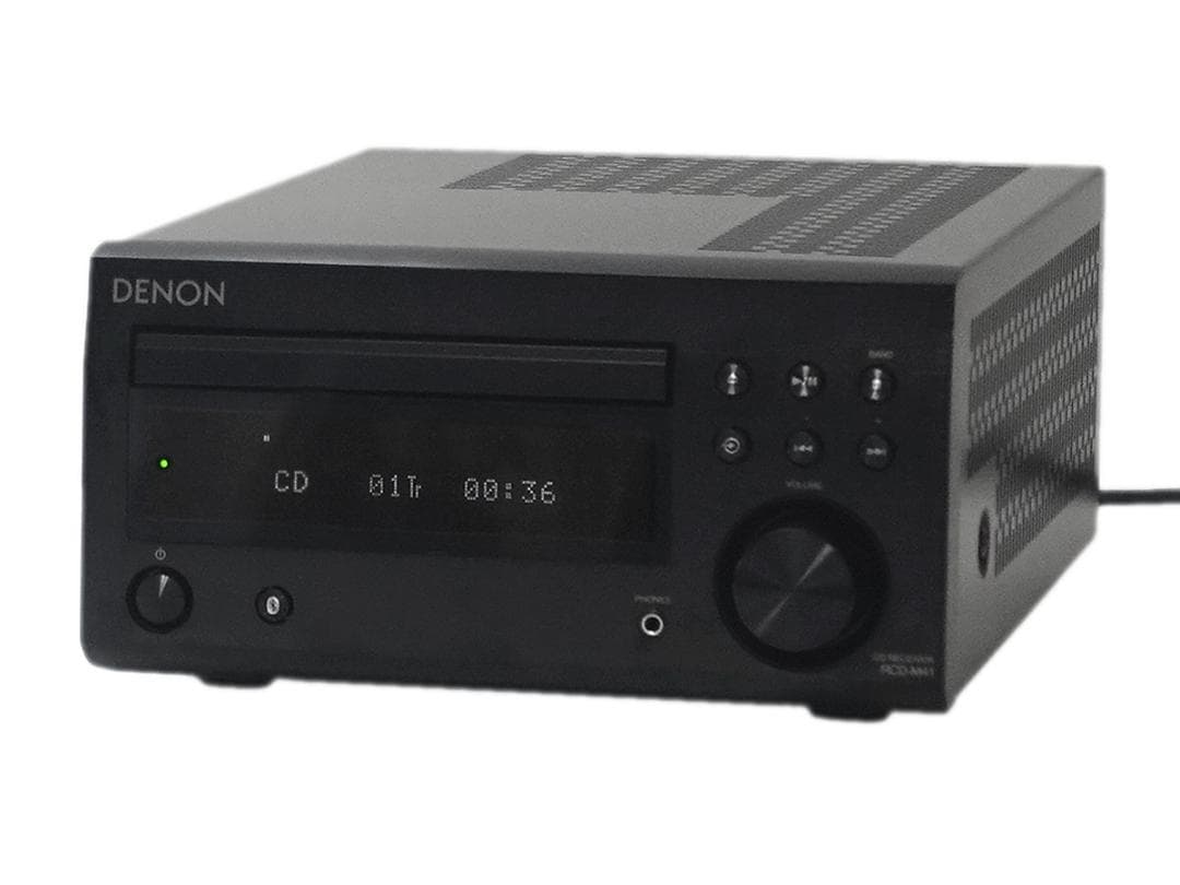 美品 DENON デノン RCD-M41 CDレシーバー ブラック 2022年製