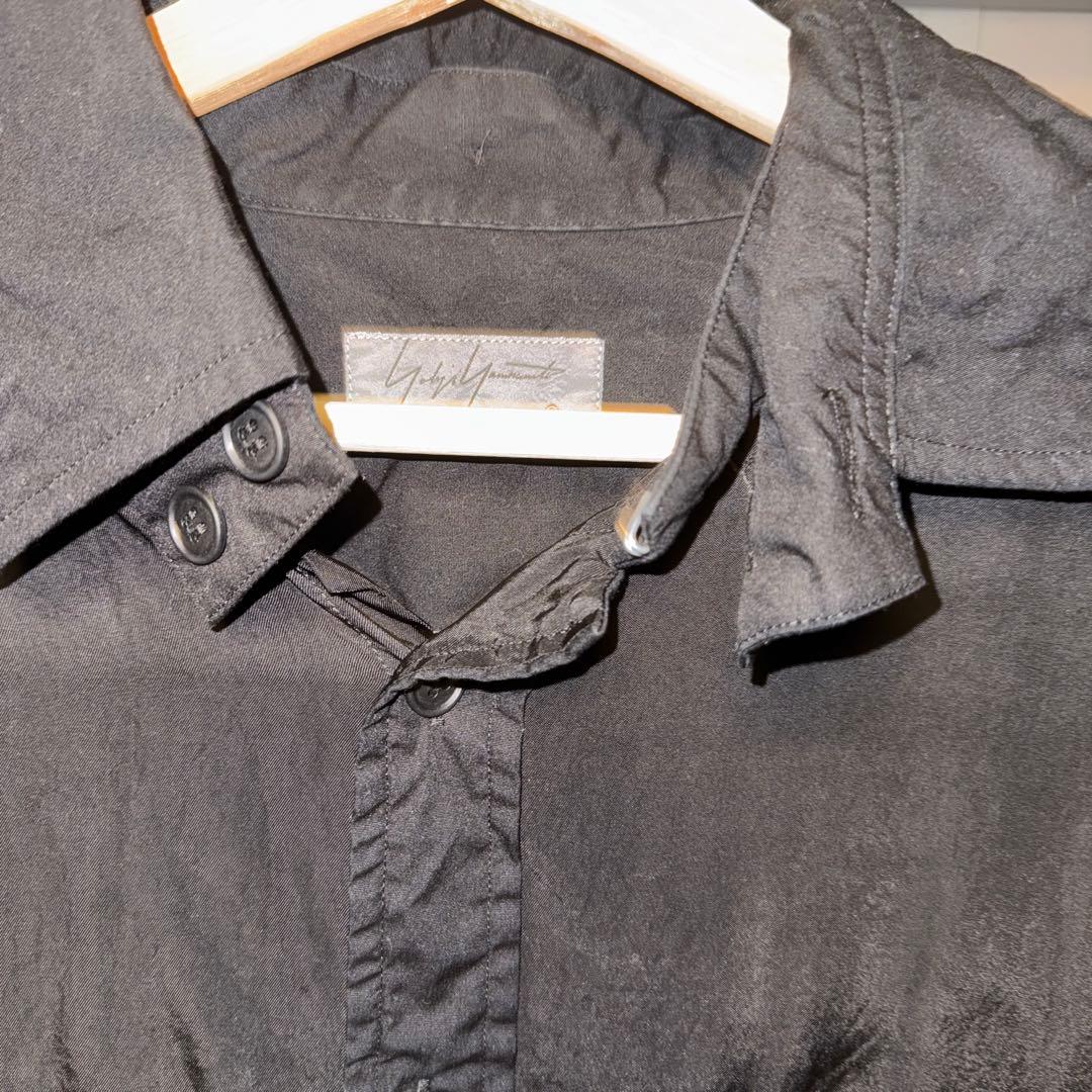 Yohji Yamamoto POUR HOMME 黒シャツ
