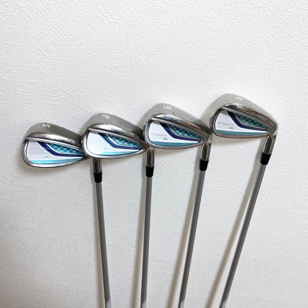 TOURSTAGE CLレディース用ゴルフクラブセット☆初心者キャディバッグ付