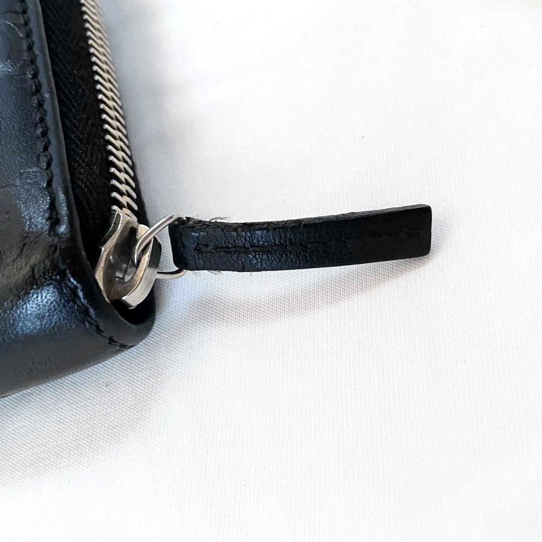 GUCCI グッチ 長財布 シマ シグネチャー GGパターン ブラック