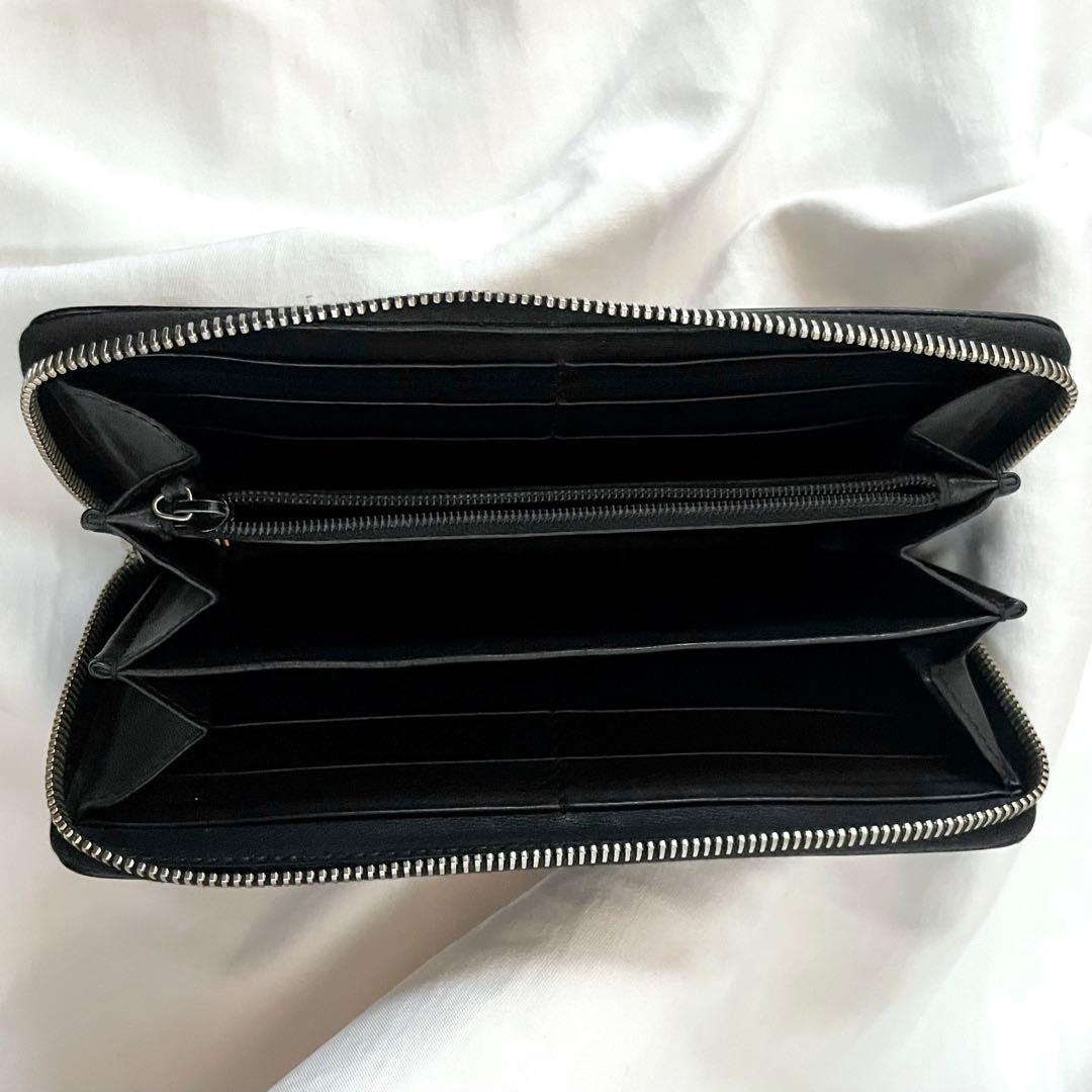 GUCCI グッチ 長財布 シマ シグネチャー GGパターン ブラック