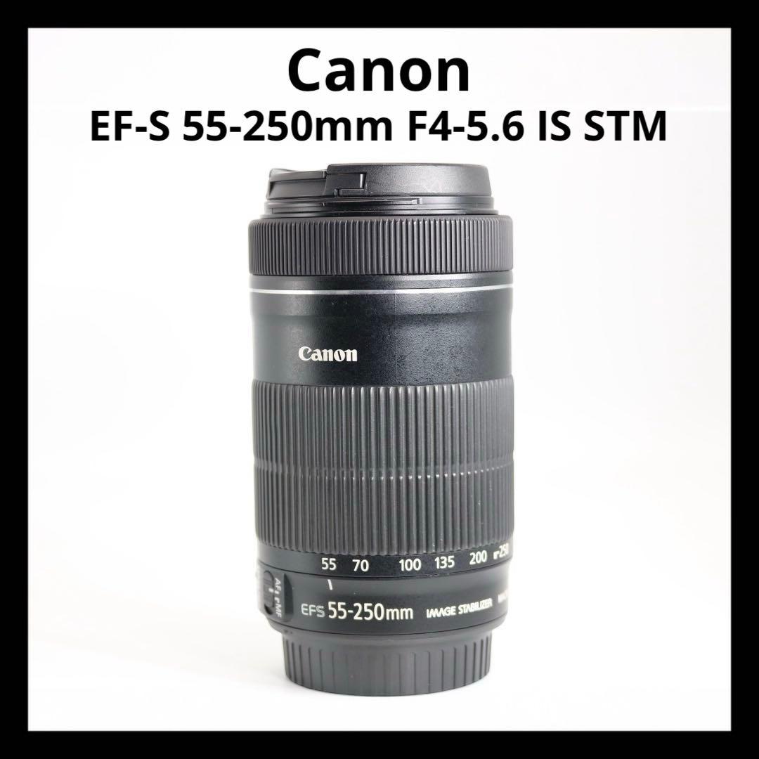 【Canon EF-S 55-250mm F4-5.6 IS STM】　保証◎