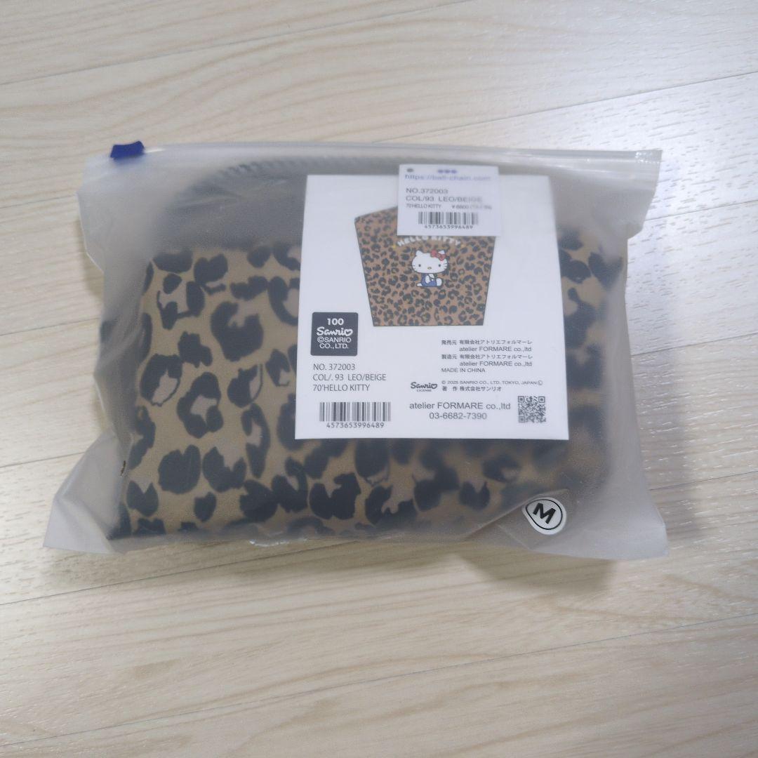 ボールアンドチェーンハローキティ ヒョウ柄エコバッグ