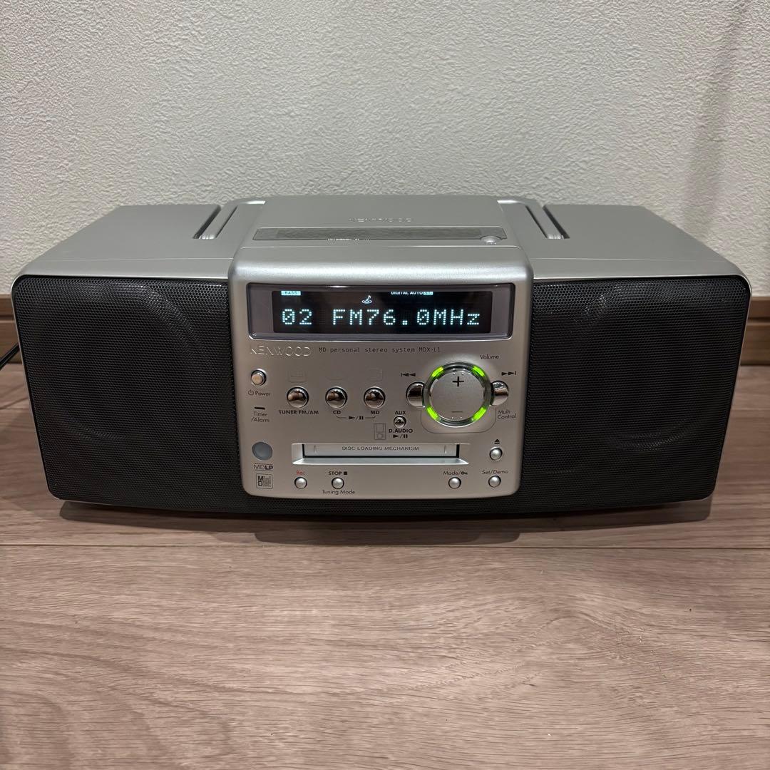 【美品】 KENWOOD MDX-L1 CD/MD/TUNER コンポ ラジカセ