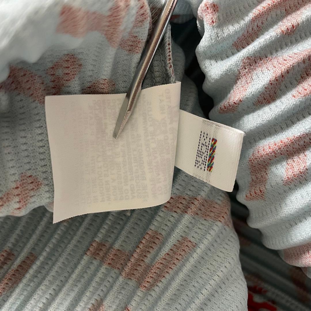 オムプリッセ イッセイミヤケ オープンカラーシャツ 開襟 プリーツ 総柄 2