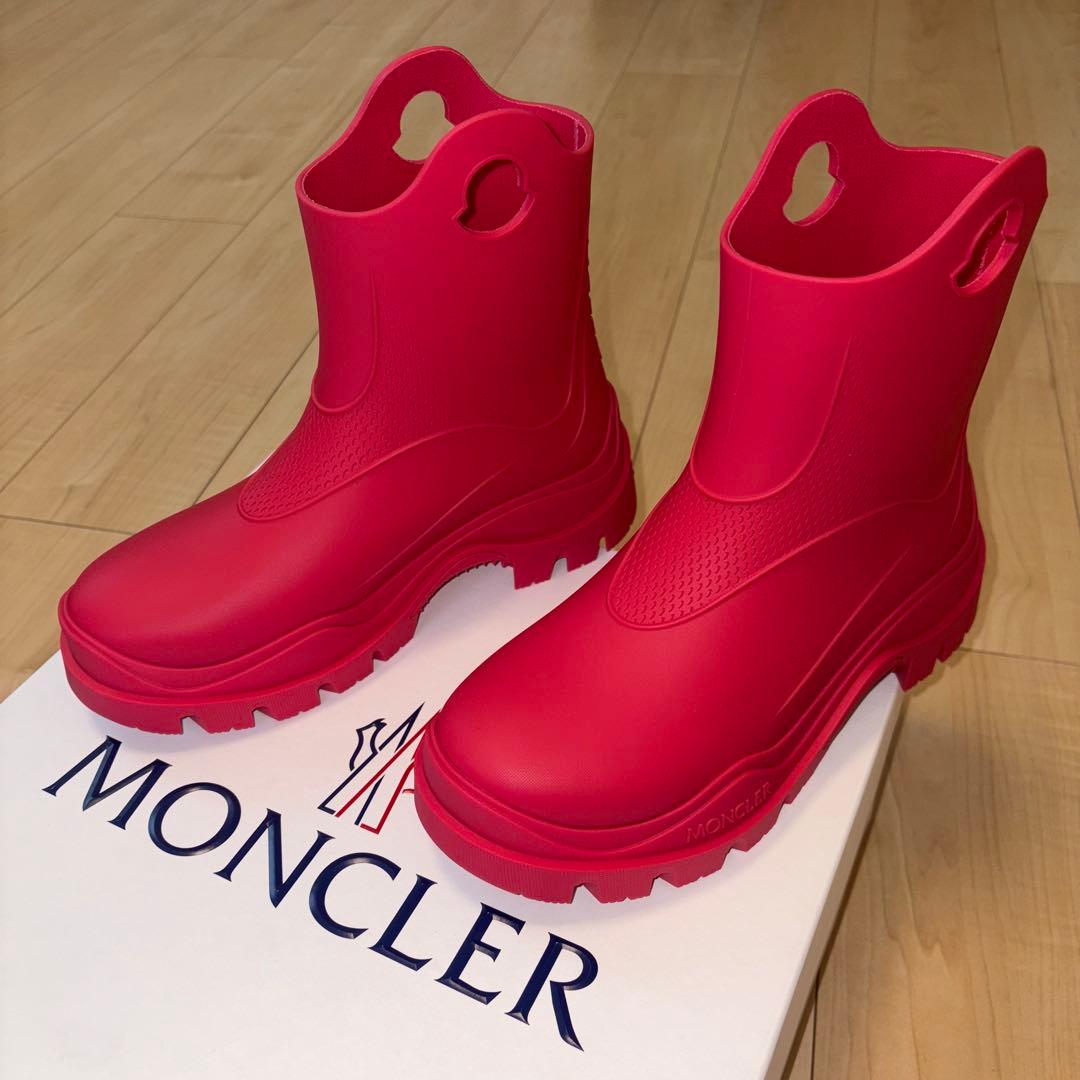 モンクレール MONCLER レインブーツ ピンク 37（約23.5~24cm）
