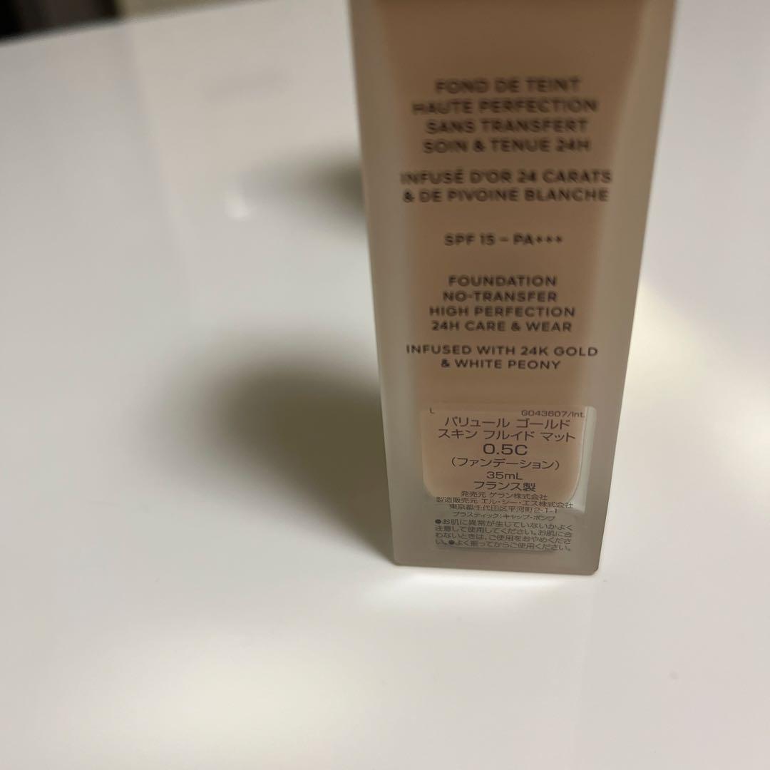 新品未使用Guerlain Parure Gold Skin Matte0.5C