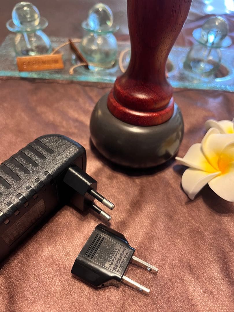 【2月特価】ベン石温熱器ホットストーンセラピー日本、海外使えるコンセント付