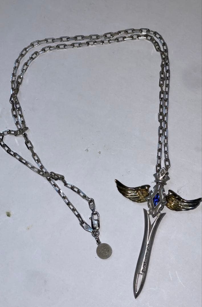 ウルフマン ネックレス シルバー925 ブルークリスタル