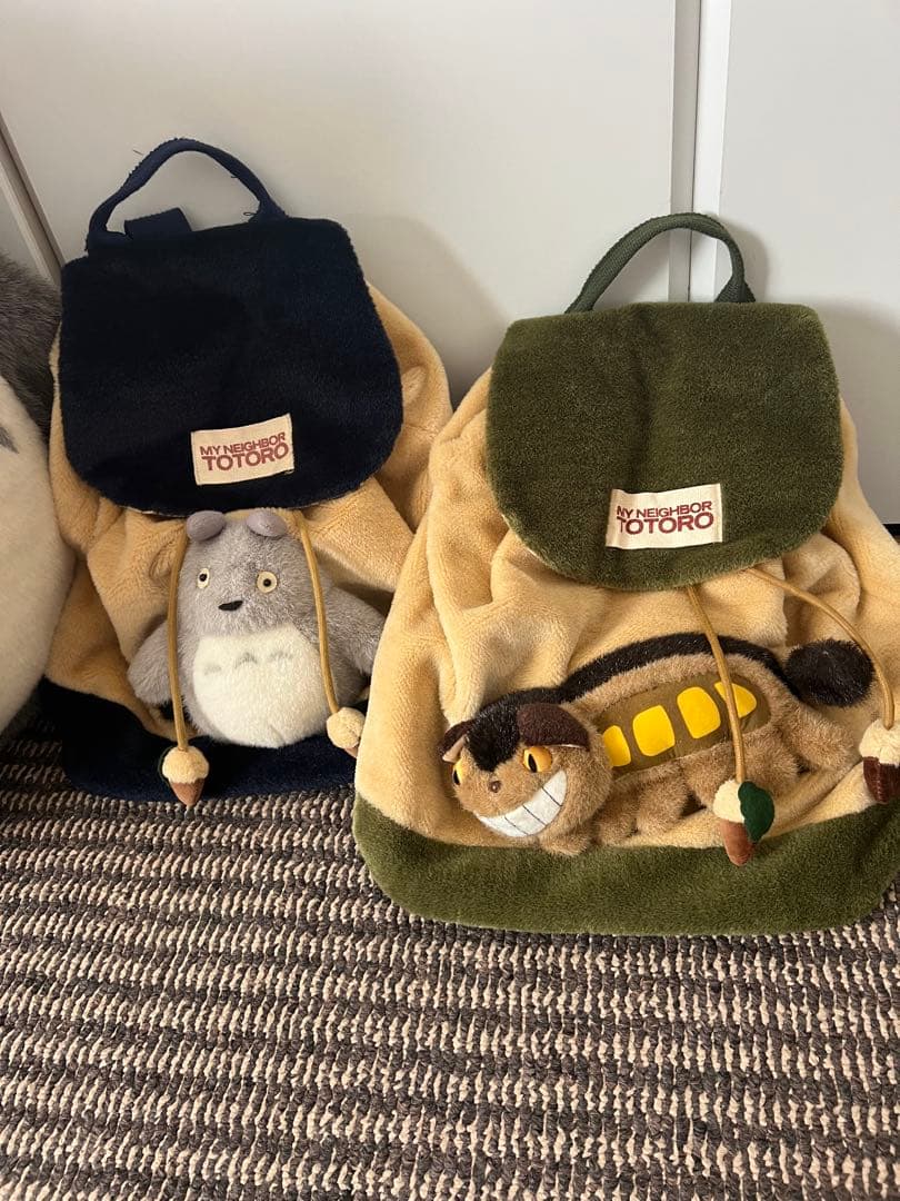 トトロ ネコバス　リュック　トトロ大サイズぬいぐるみ3点セット