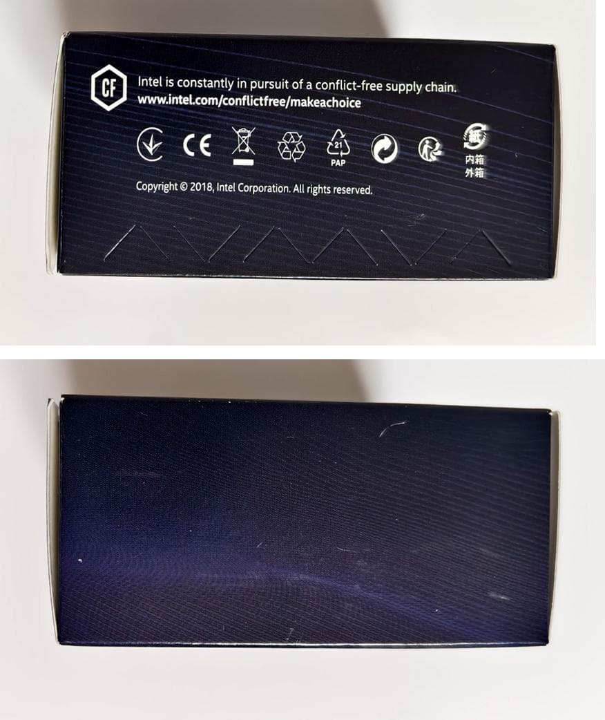 Intel core i7-9700K (LGA1151) 中古品