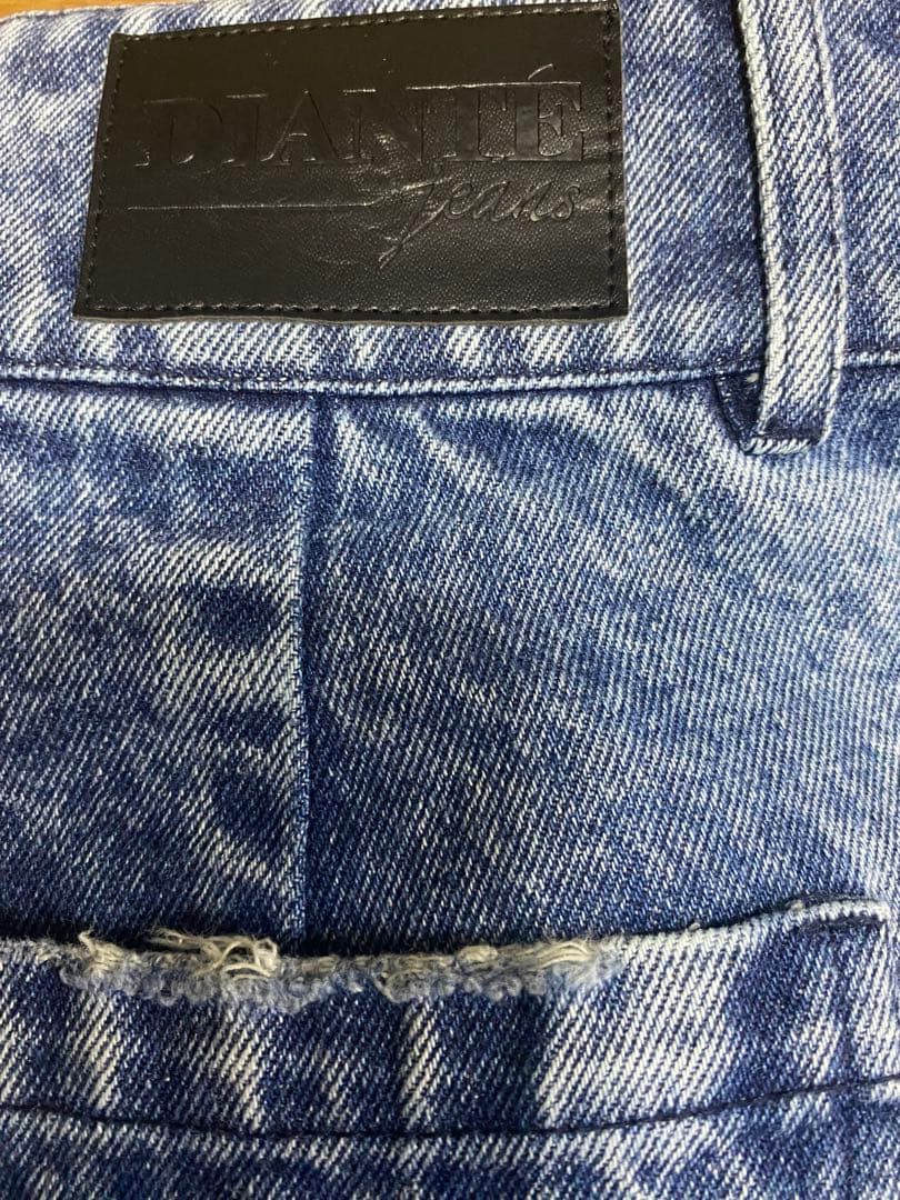 dianteストレート　ハイウエストデニム