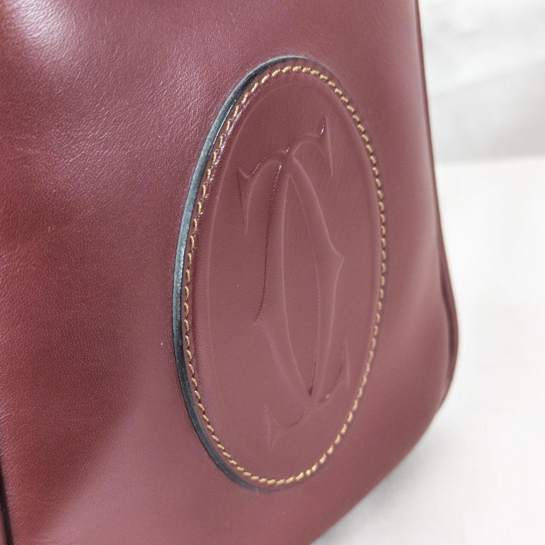 【極美品】 カルティエ マストライン ボストンバッグ カード パドロック付き