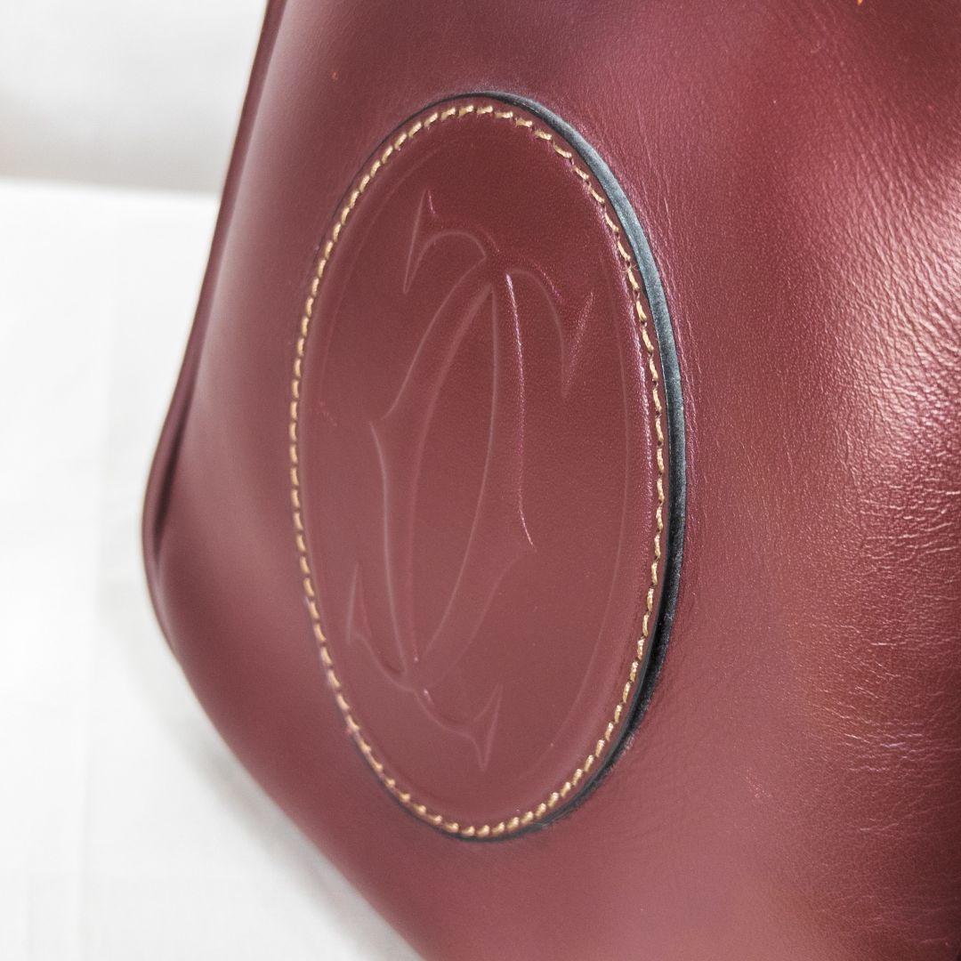 【極美品】 カルティエ マストライン ボストンバッグ カード パドロック付き