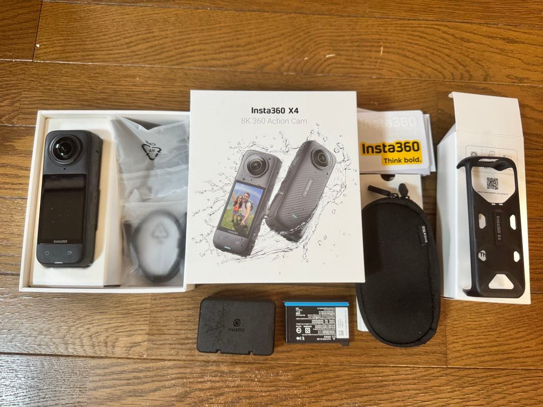 Insta360 X4 本体 予備バッテリー付き